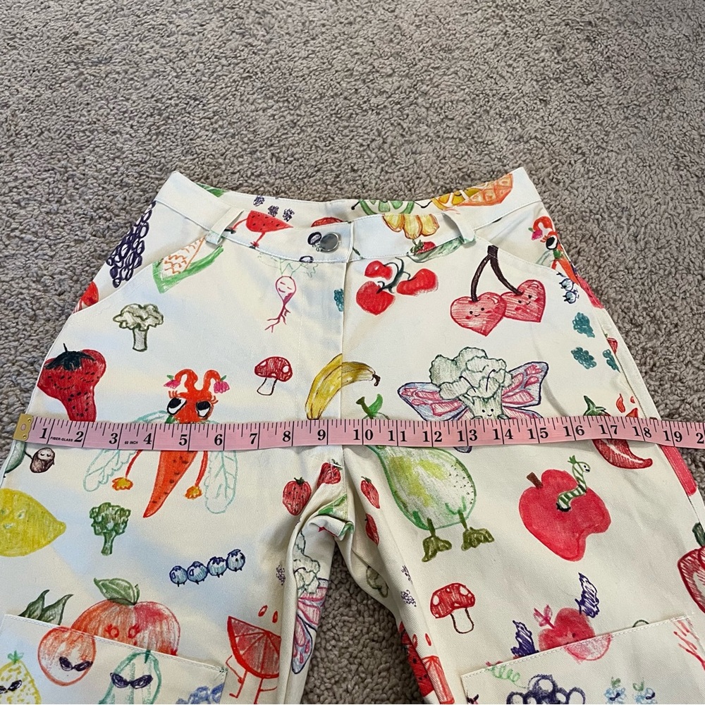 Collina Strada Chason Pant in Chef’s Kiss Vegetable Print Size XS NWT - Picture 14 of 15